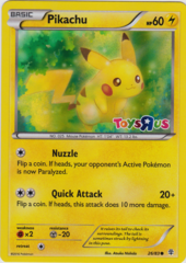 Pikachu 26/83 Sheen Holo Promo - Toys R Us Pokemon Day Exclusive